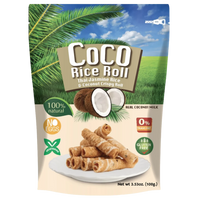 Kjøp Thai Jasmine Rice & Coconut Crispy Roll, 100g - Fodda.no Asiatisk Nettbutikk - Rask levering i hele Norge