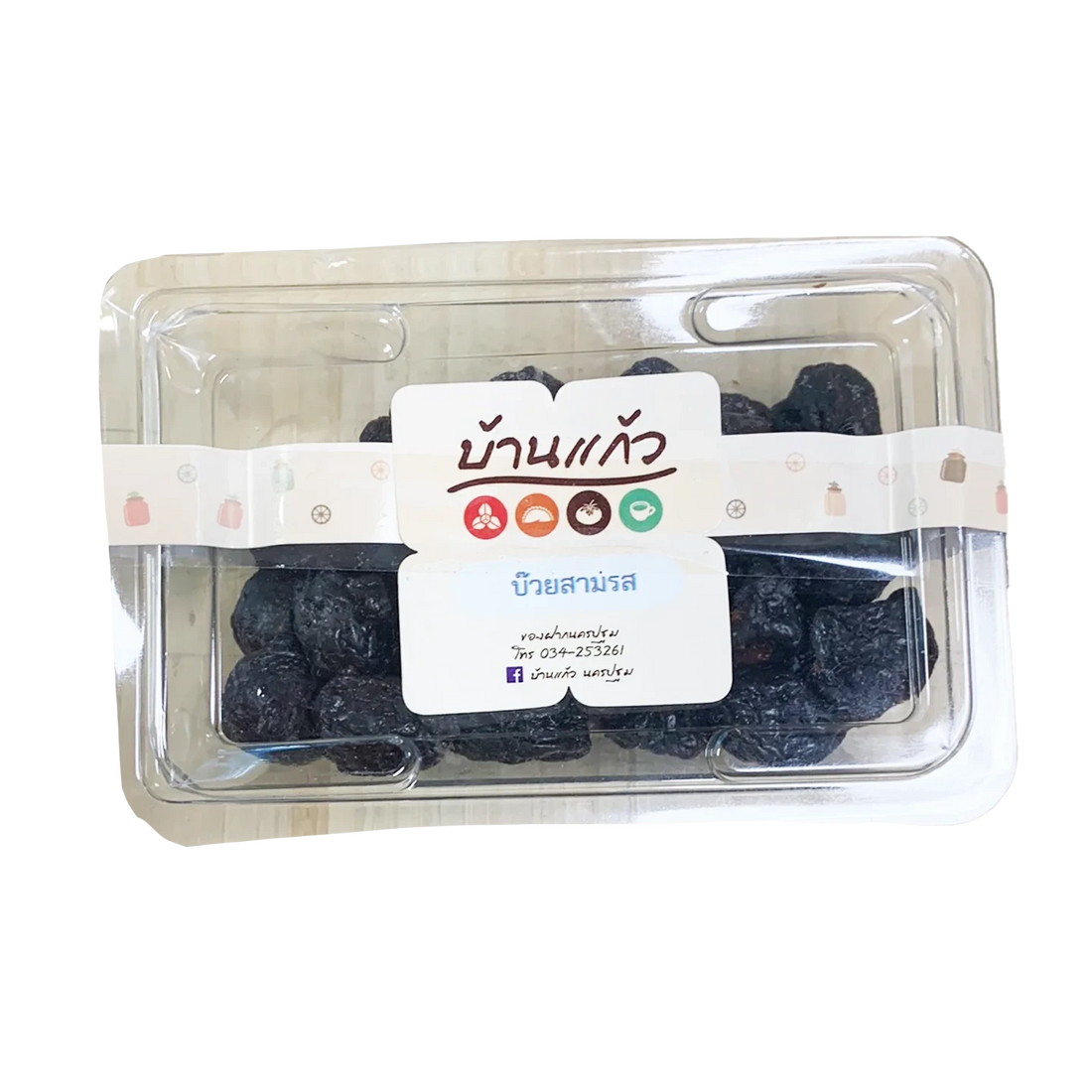 Kjøp Three-Flavored Plum - Baan Gaew's, 220g - Fodda.no Asiatisk Nettbutikk - Rask levering i hele Norge