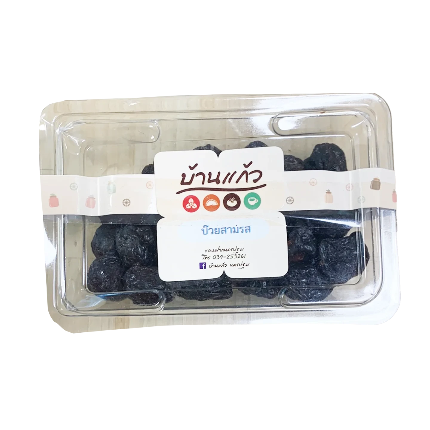 Kjøp Three-Flavored Plum - Baan Gaew's, 220g - Fodda.no Asiatisk Nettbutikk - Rask levering i hele Norge