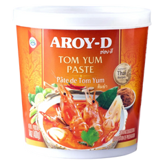 Kjøp Tom Yum Paste - Aroy-D, 400g - Fodda.no Asiatisk Nettbutikk - Rask levering i hele Norge