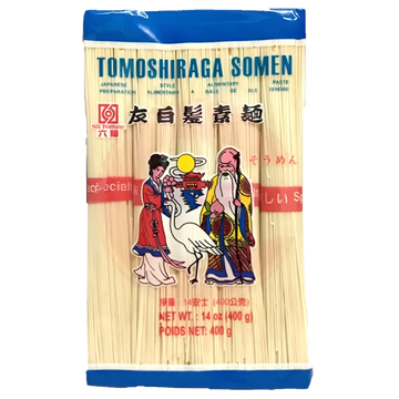 Kjøp Tomoshiraga Somen - Bai Fu, 400g - Fodda.no Asiatisk Nettbutikk - Rask levering i hele Norge