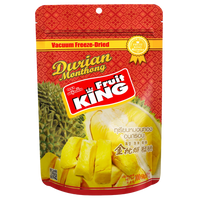 Kjøp Vacuum Freeze Dried Durian Monthong - Fruit King, 50g - Fodda.no Asiatisk Nettbutikk - Rask levering i hele Norge