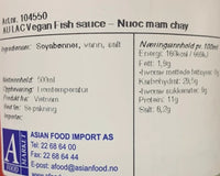 Kjøp Vegan Fish Sauce - AU LAC, 500ml - Fodda.no Asiatisk Nettbutikk - Rask levering i hele Norge