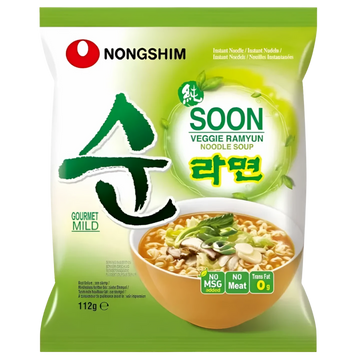 Kjøp Veggie Ramyun Noodle - Nongshim, 112g - Fodda.no Asiatisk Nettbutikk - Rask levering i hele Norge