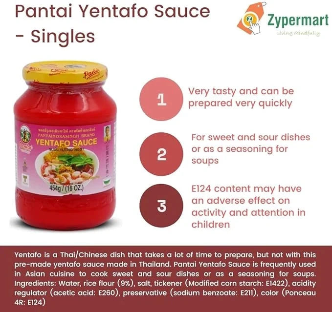 Kjøp Yentafo Sauce - Pantai, 454g - Fodda.no Asiatisk Nettbutikk - Rask levering i hele Norge