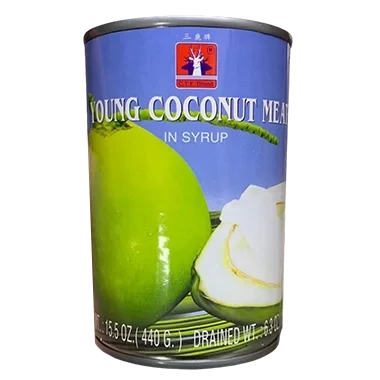 Kjøp Young Coconut Meat In Syrup - C.T.F Brand, 440g - Fodda.no Asiatisk Nettbutikk - Rask levering i hele Norge