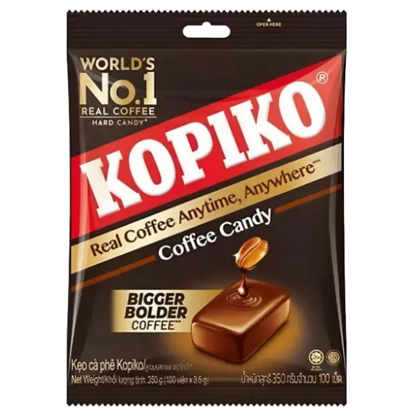 Kjøp Kopiko Coffee Candy 100pcs, 350g på nett - Fodda.no Asiatiske nettbutikk