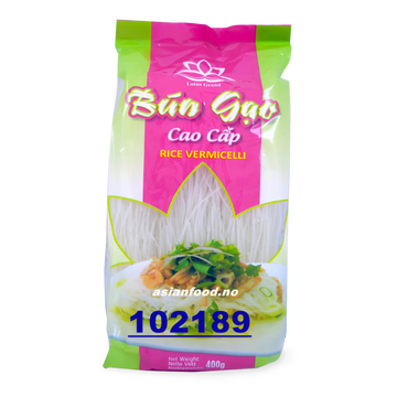 Kjøp LOTUS Rice vermicelli, 400g på nett - Fodda.no Asiatiske nettbutikk