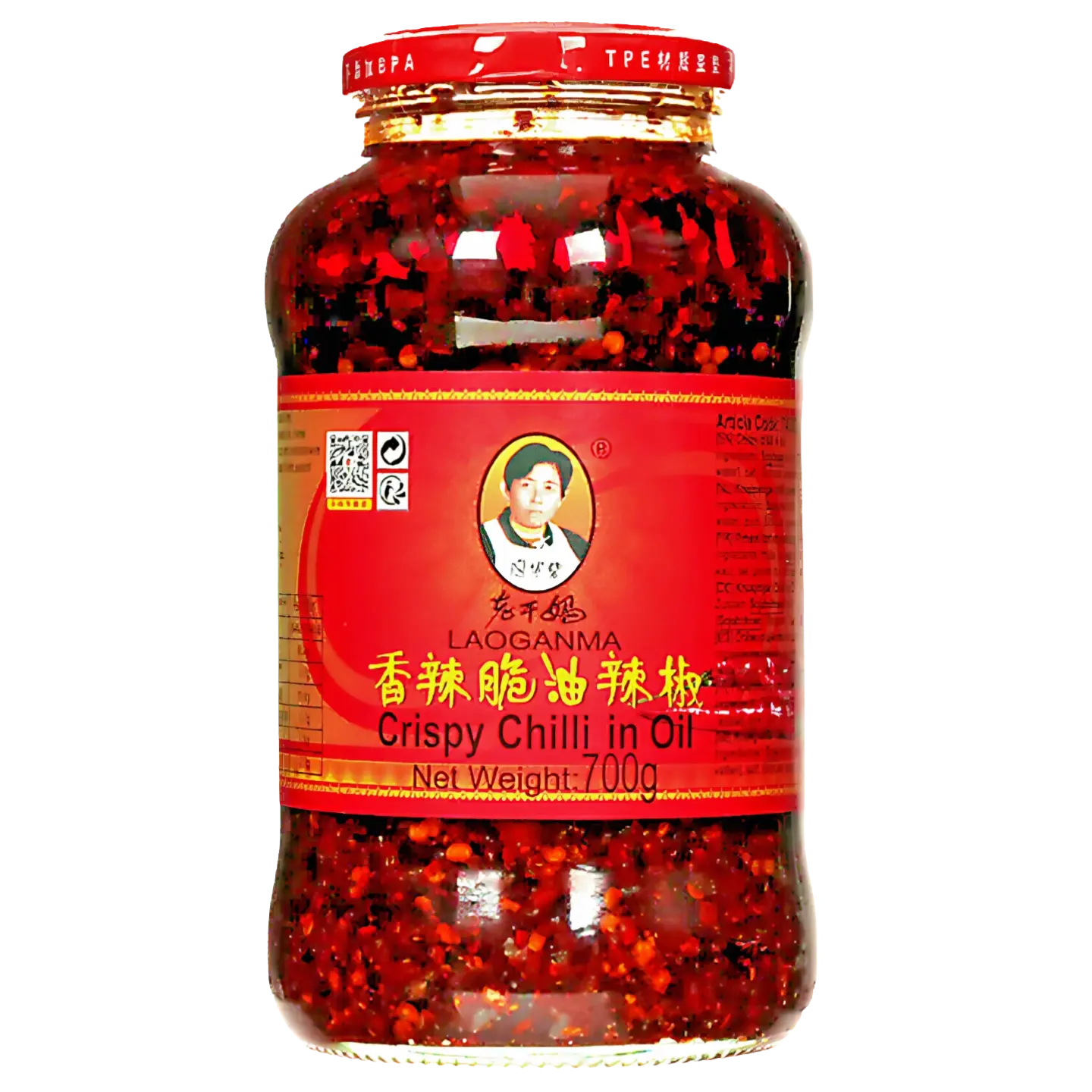Kjøp Lao Gan Ma Crispy Chili In Oil, 700g på nett - Fodda.no Asiatiske nettbutikk