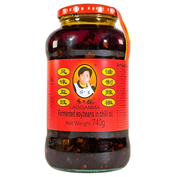 Kjøp Lao Gan Ma Fermented Soybeans In Chilli Oil 740g på nett - Fodda.no Asiatiske nettbutikk