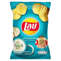 Kjøp Lay's Classic Potato Chips Sour Cream & Onion, 6x48g på nett - Fodda.no Asiatiske nettbutikk