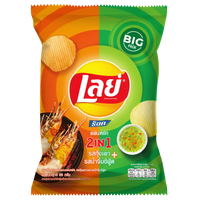 Kjøp Lay’s Rock Potato Chips Grilled Prawn and Seafood Sauce Flavor, 48g på nett - Fodda.no Asiatiske nettbutikk