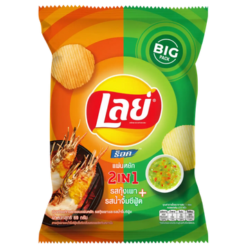 Kjøp Lay’s Rock Potato Chips Grilled Prawn and Seafood Sauce Flavor, 48g på nett - Fodda.no Asiatiske nettbutikk