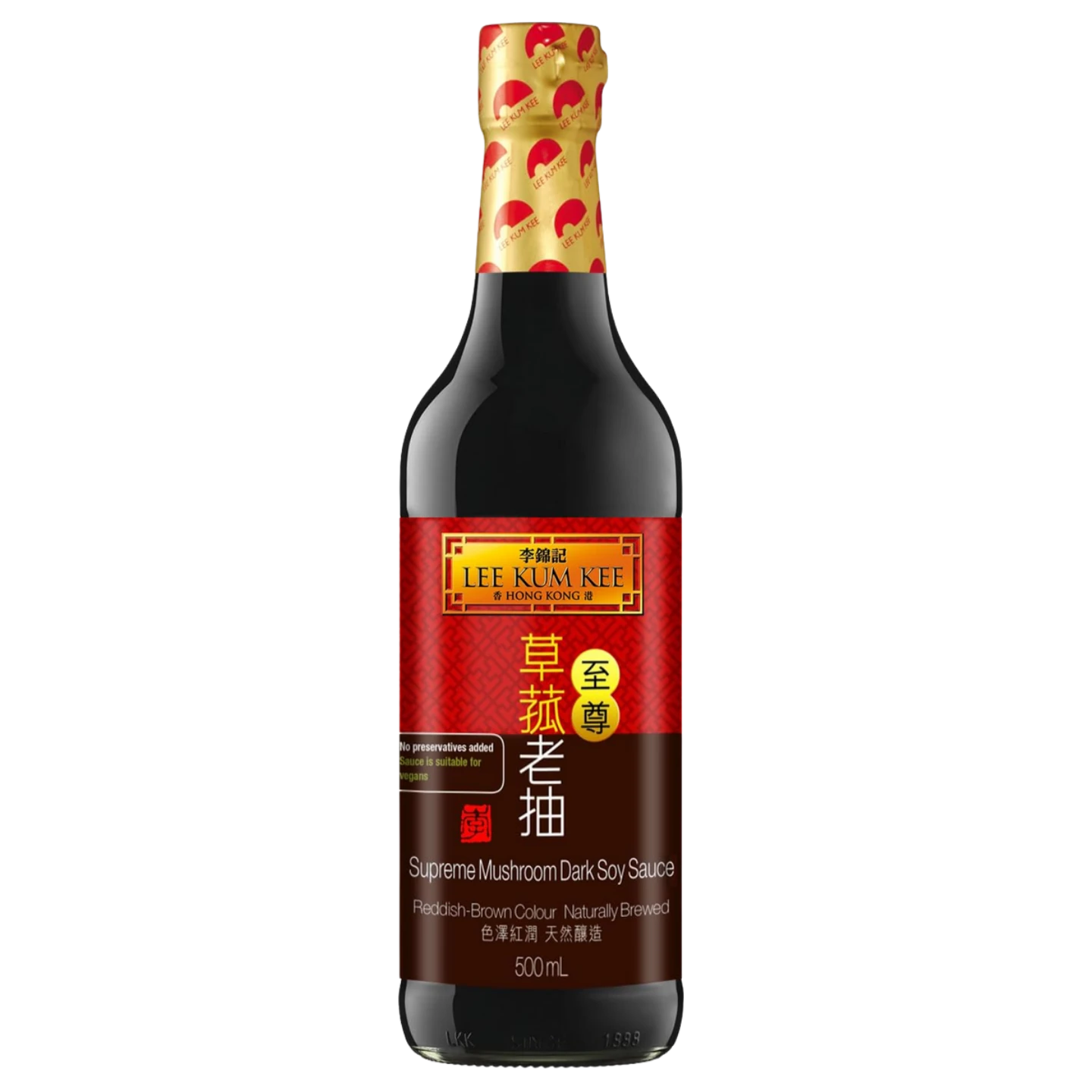 Kjøp Lee Kum Kee Supreme Mushroom Dark Soy Sauce, 500ml på nett - Fodda.no Asiatiske nettbutikk