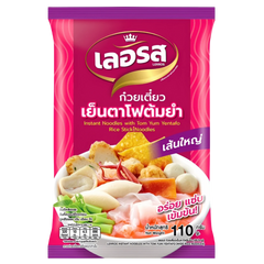 Kjøp Lerros Instant Noodles with Tom Yum Yentafo Wide Rice Noodles, 110g på nett - Fodda.no Asiatiske nettbutikk