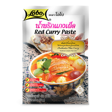 Kjøp Lobo Red Curry Paste, 50g på nett - Fodda.no Asiatiske nettbutikk