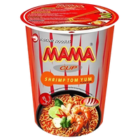 Kjøp MAMA Instant Cup Noodle Shrimp Tom Yum, 70g på nett - Fodda.no Asiatiske nettbutikk