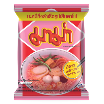 Kjøp MAMA Oriental Style Instant Noodles Yentafo Flavour, 60g på nett - Fodda.no Asiatiske nettbutikk