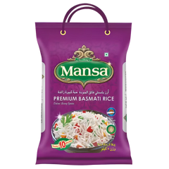 Kjøp MANSA Preamium Steam Basmati Rice (Extra Long Grain), 5kg på nett - Fodda.no Asiatiske nettbutikk