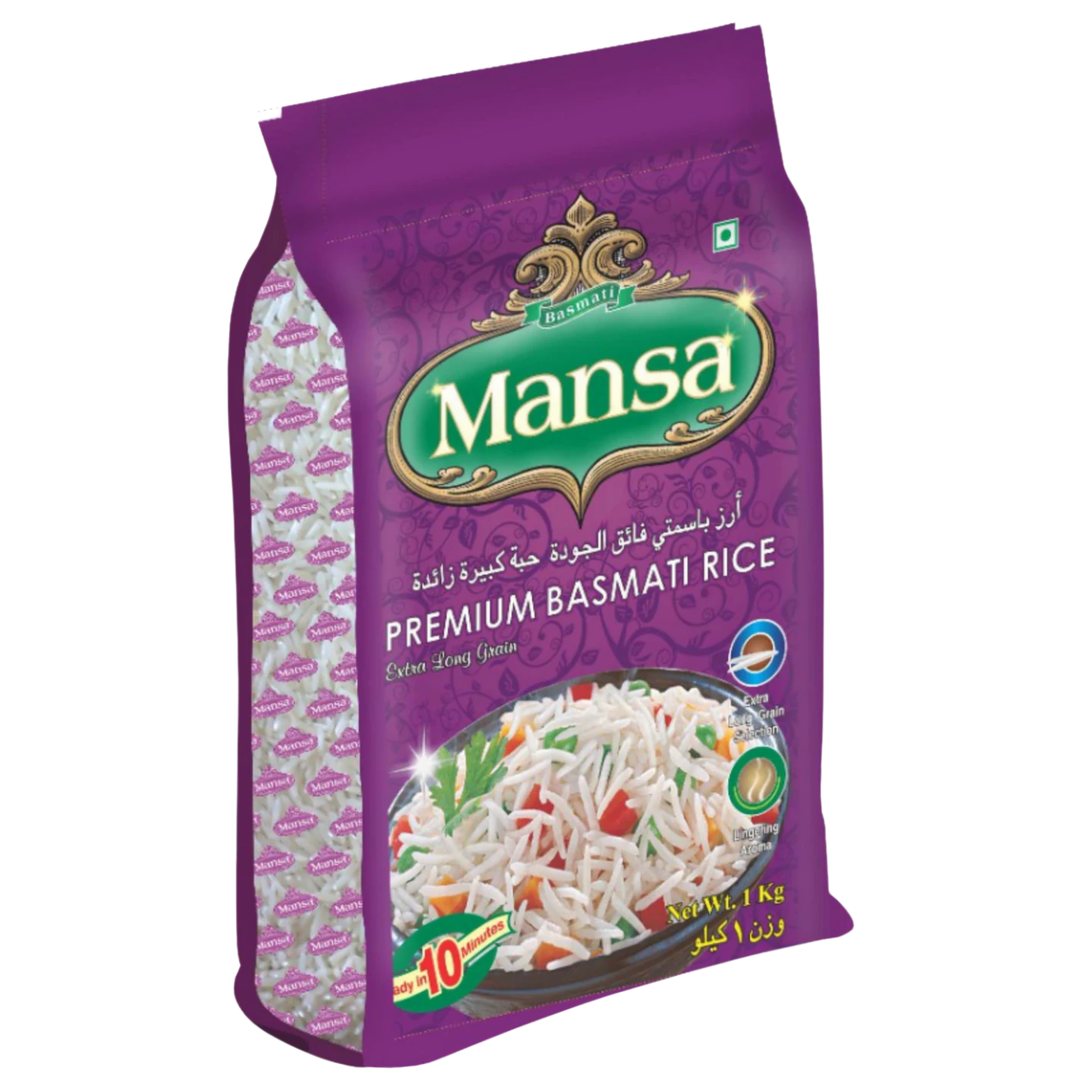 Kjøp MANSA Preamium Steam Basmati Rice (Extra Long Grain), 5kg på nett - Fodda.no Asiatiske nettbutikk