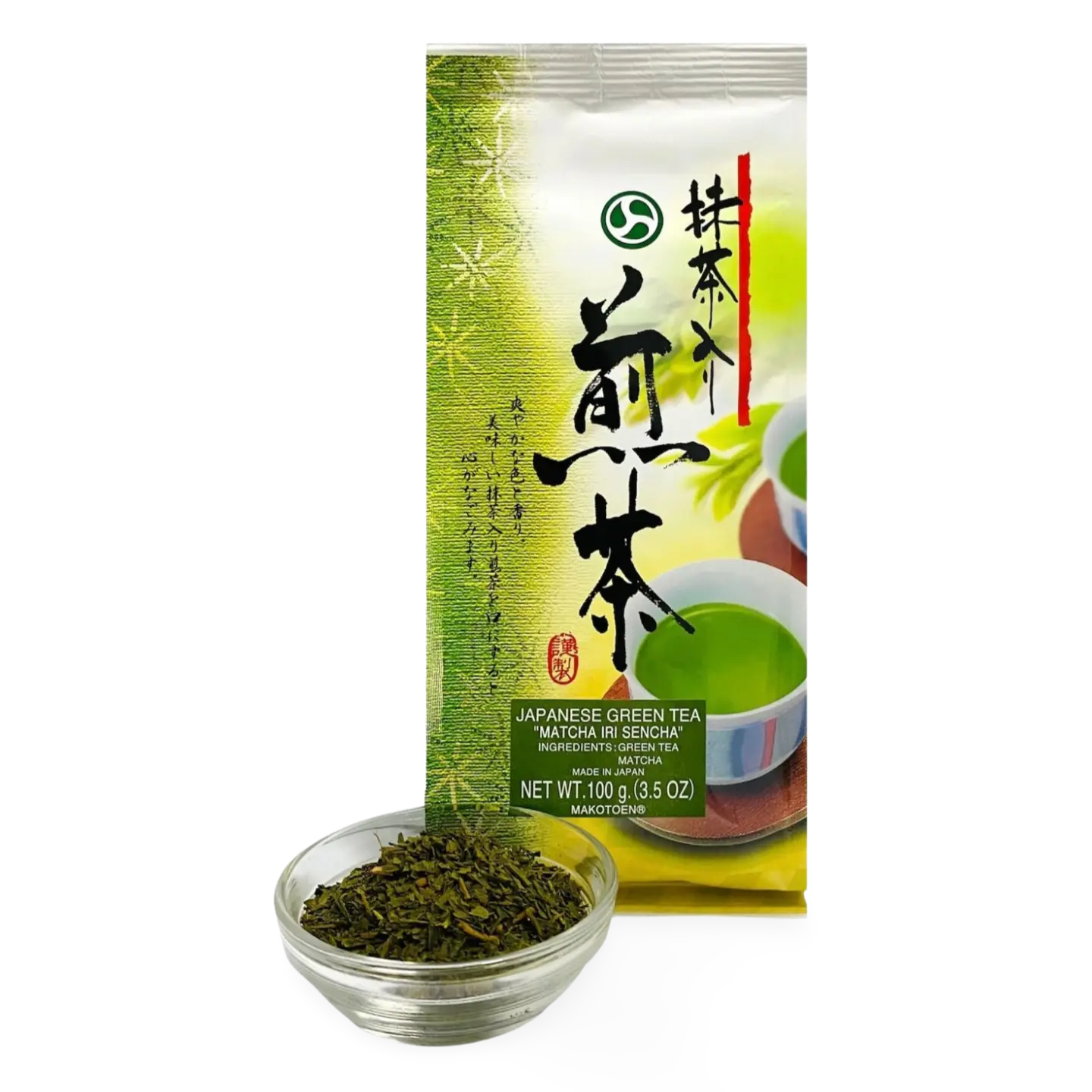 Kjøp Makotoen Matcha Japanese Green Tea (Iri Sencha), 100g på nett - Fodda.no Asiatiske nettbutikk