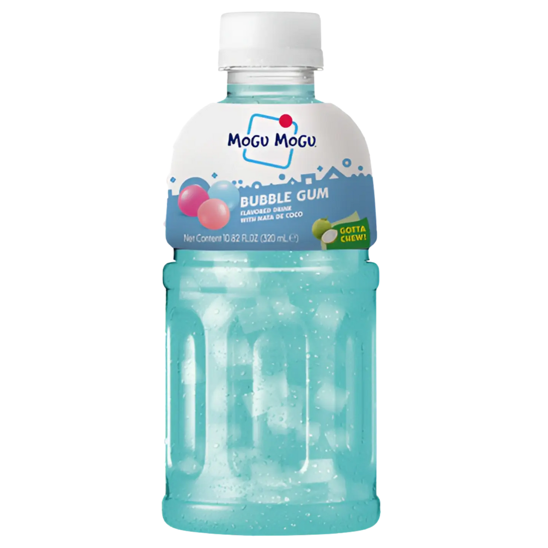 Kjøp Mogu Mogu Bubble Gum Flavour Drink with Nata De Coco, 320m på nett - Fodda.no Asiatiske nettbutikk