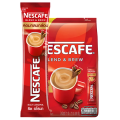 Kjøp Nescafe Blend & Brew Instant Coffee Rich Aroma 27-sachets, 459g på nett - Fodda.no Asiatiske nettbutikk