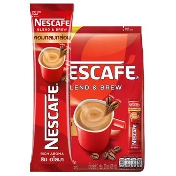 Kjøp Nescafe Blend & Brew Instant Coffee Rich Aroma 27-sachets, 459g på nett - Fodda.no Asiatiske nettbutikk