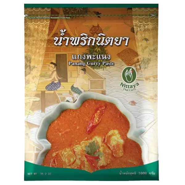 Kjøp Nittaya Panang Curry Paste, 1kg på nett - Fodda.no Asiatiske nettbutikk