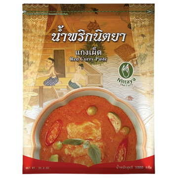 Kjøp Nittaya Red Curry Paste, 1kg (Copy) på nett - Fodda.no Asiatiske nettbutikk