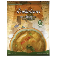 Kjøp Nittaya Thai Green Curry Paste, 1kg på nett - Fodda.no Asiatiske nettbutikk