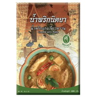 Kjøp Nittaya Thai Green Curry Paste, 1kg på nett - Fodda.no Asiatiske nettbutikk