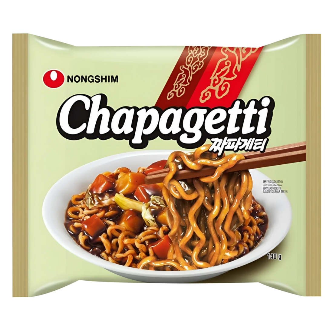 Kjøp Nongshim Chapagetti Chajang Myun Noodle, 140g på nett - Fodda.no Asiatiske nettbutikk