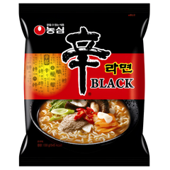 Kjøp Nongshim Shin Black Premium Ramyun, 130g på nett - Fodda.no Asiatiske nettbutikk