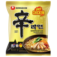 Kjøp Nongshim Shin Ramyun Spicy Chicken Flavour, 20x120g på nett - Fodda.no Asiatiske nettbutikk