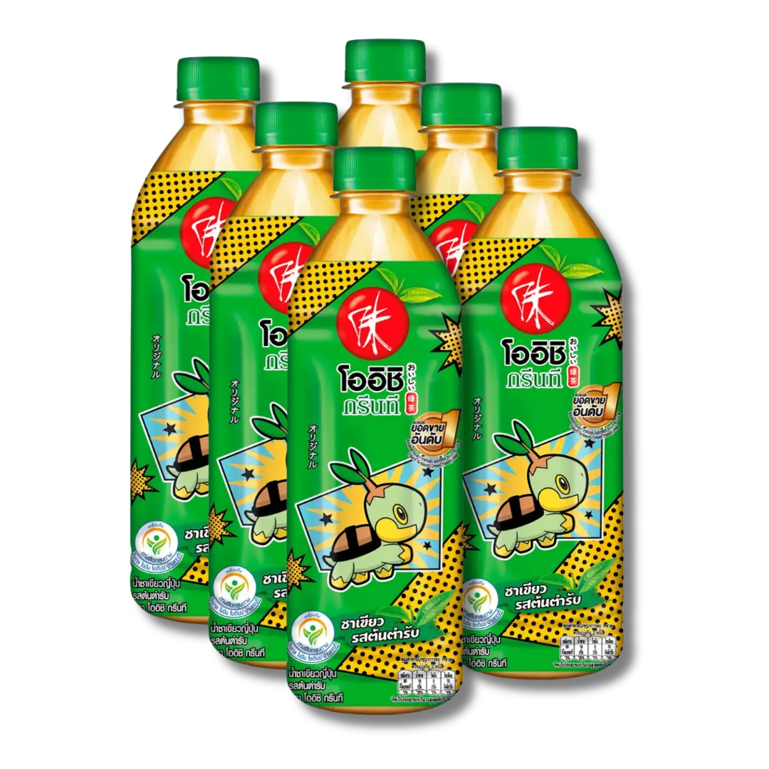 Kjøp Oishi Japanese Green Tea Original Flavour Drink, 500ml på nett - Fodda.no Asiatiske nettbutikk