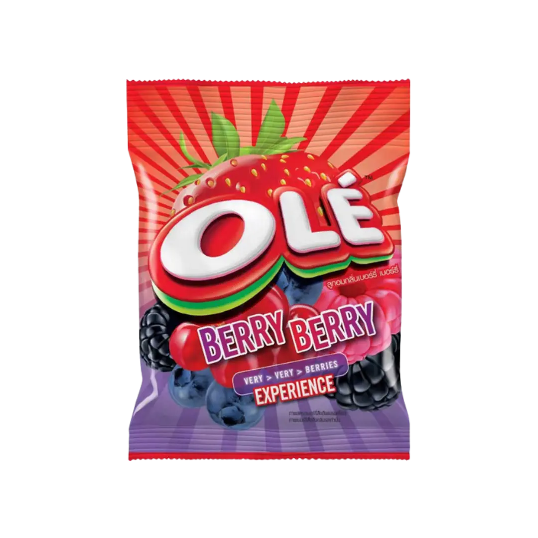 Kjøp Ole Berry Berry Flavored Candy 10pcs, 25g på nett - Fodda.no Asiatiske nettbutikk