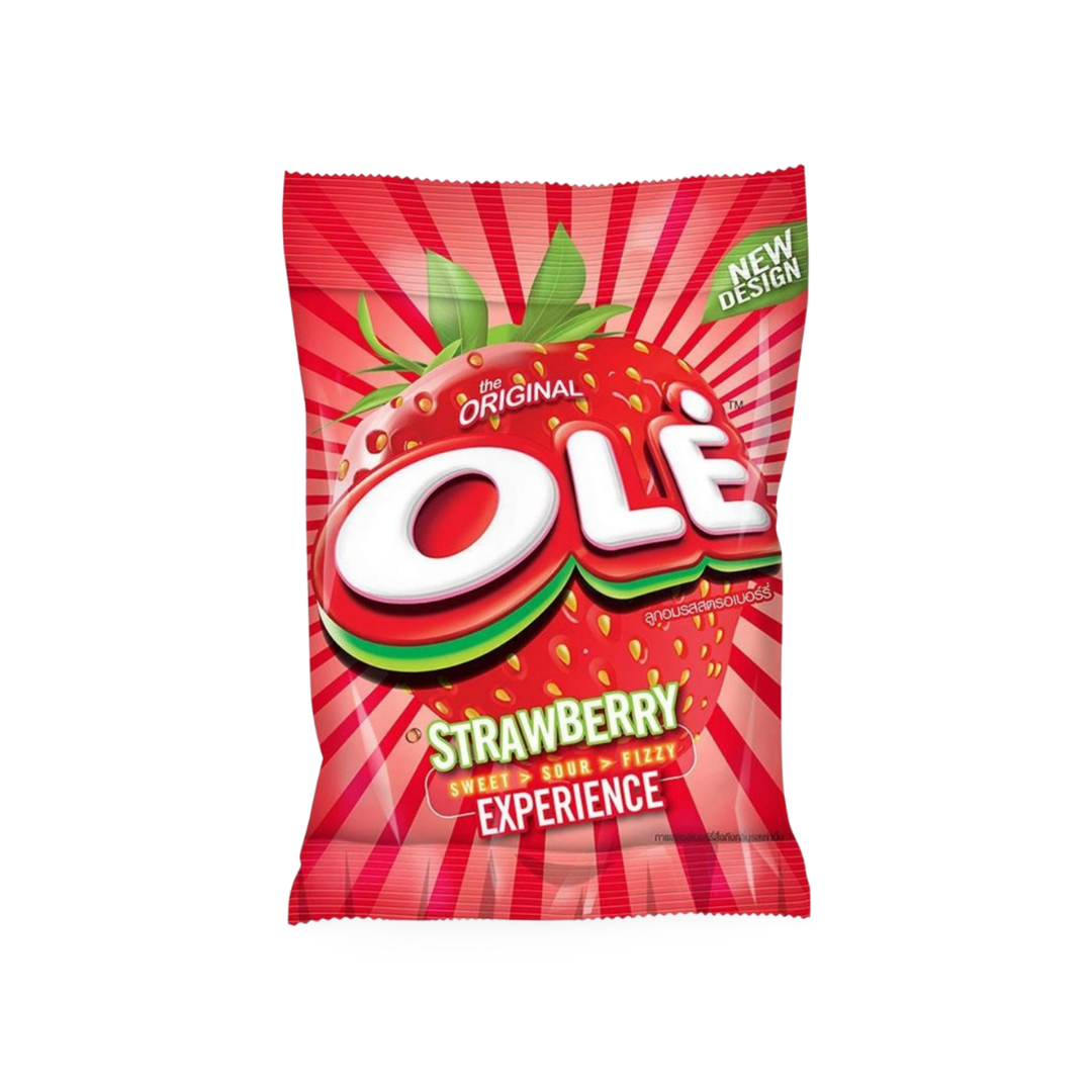 Kjøp Ole Strawberry Flavored Candy 8pcs, 19.6g på nett - Fodda.no Asiatiske nettbutikk