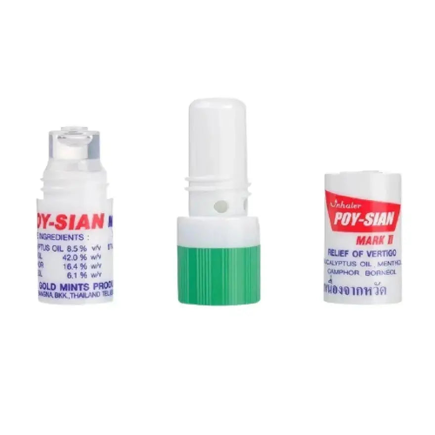 Kjøp Poy-Sian Thai Nese Inhalator (ยาดม), 6x1,7ml på nett - Fodda.no Asiatiske nettbutikk