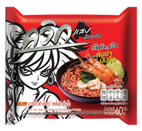 Kjøp Quick Instant Noodles - Tom Yum Mun Goong Flavour, 6x60g på nett - Fodda.no Asiatiske nettbutikk