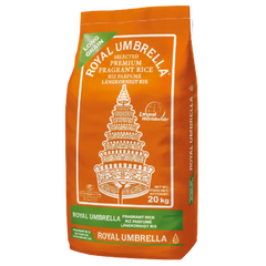 Kjøp Royal Umbrella Selected Premium Fragrant Rice (Long Grain), 20kg på nett - Fodda.no Asiatiske nettbutikk