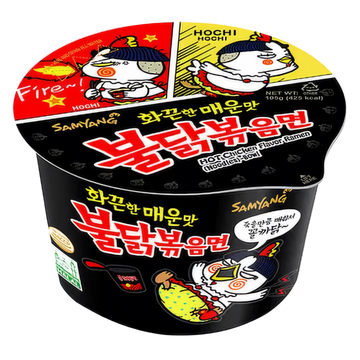 Kjøp Samyang Big Bowl Buldak Spicy Hot Chicken Stir Fried Ramen, 104g på nett - Fodda.no Asiatiske nettbutikk