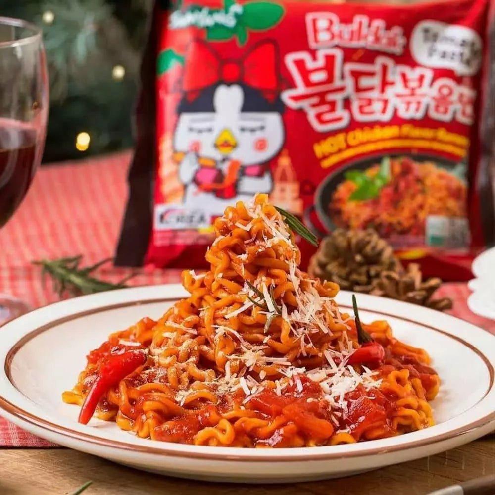 Kjøp Samyang Buldak Hot Chicken Ramen Tomato Pasta, 2x145g -  Fodda.no.