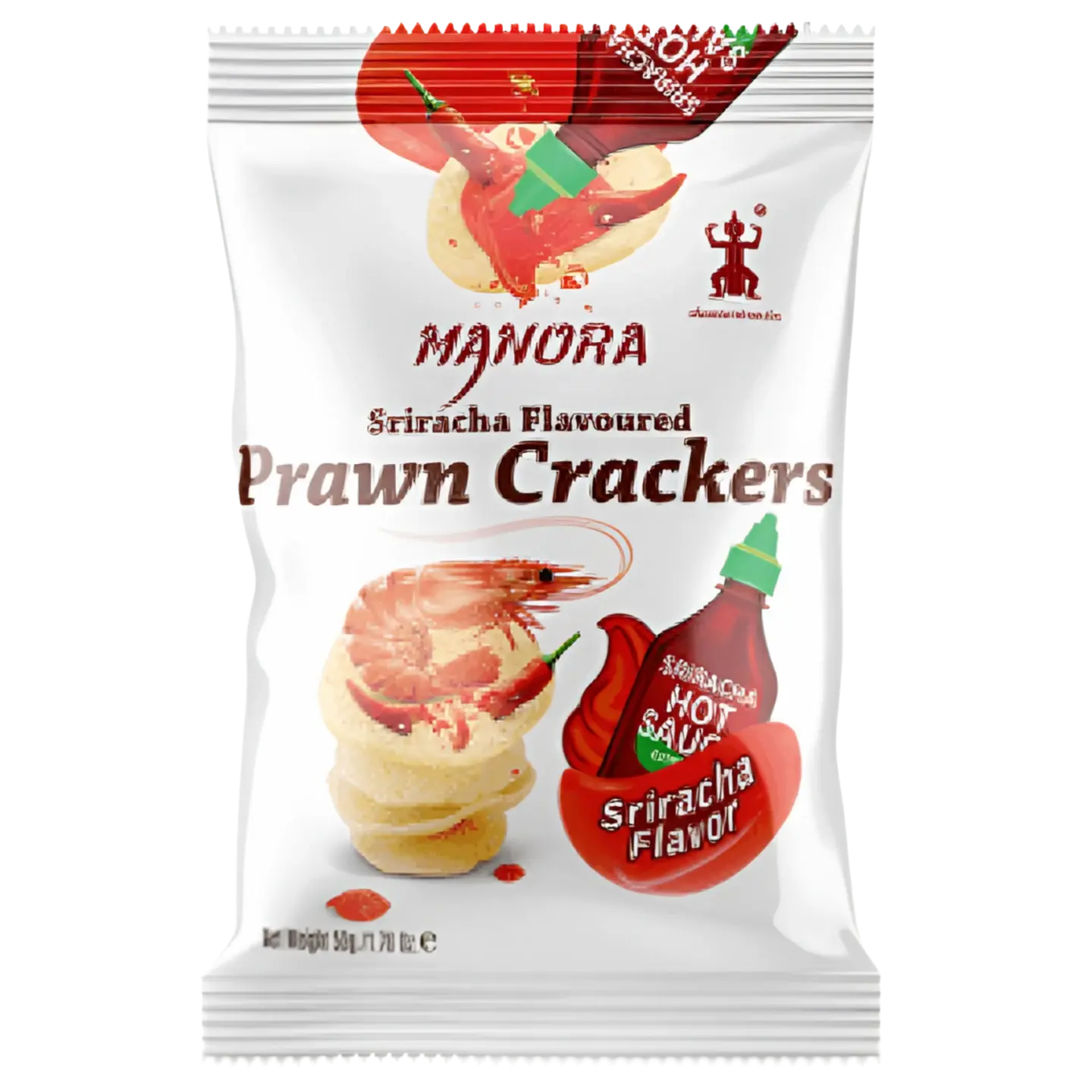 Kjøp Shrimp Chips Sriracha Flavour - Manora, 75g på nett - Fodda.no Asiatiske nettbutikk