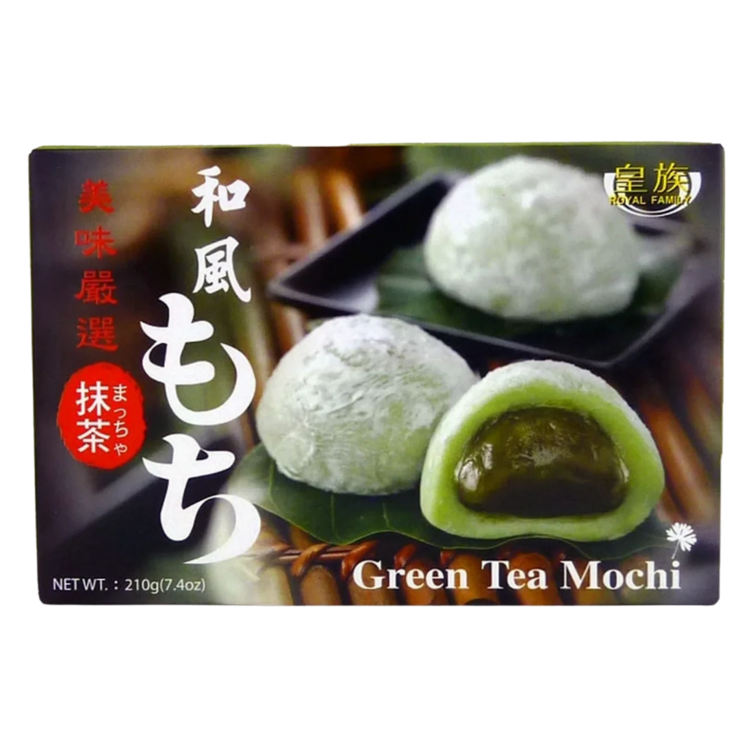 Kjøp Green Tea Mochi - Royal Family, 210g - Fodda.no Asiatisk Nettbutikk - Rask levering i hele Norge