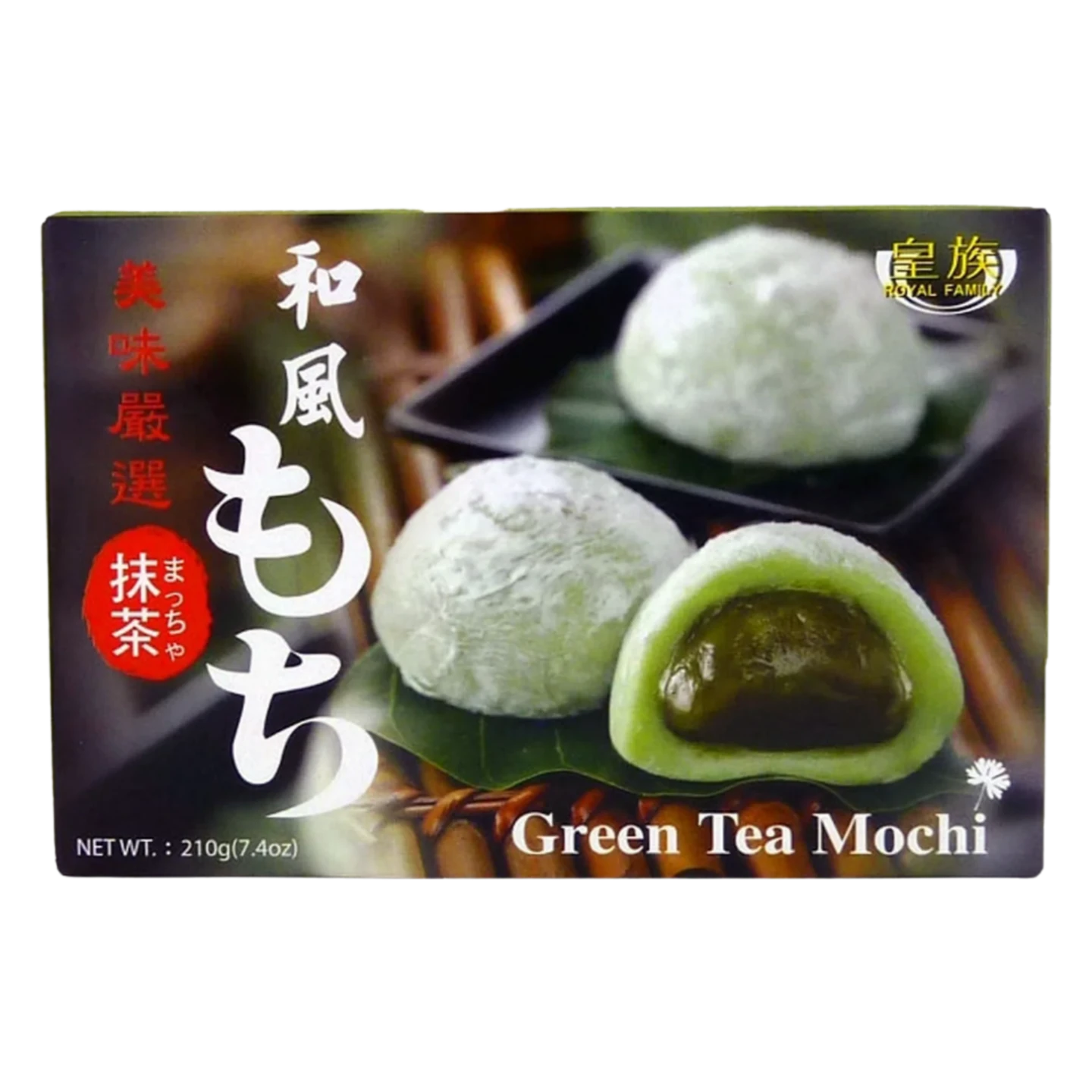 Kjøp Green Tea Mochi - Royal Family, 210g - Fodda.no Asiatisk Nettbutikk - Rask levering i hele Norge