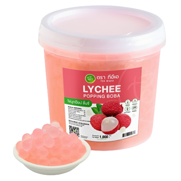 Kjøp T.E.A. Lychee Popping Boba, 1kg (Copy) på nett - Fodda.no Asiatiske nettbutikk