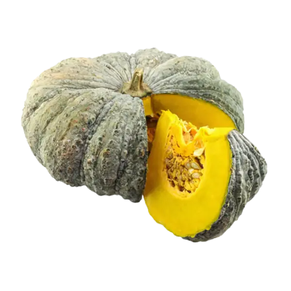 Kjøp Thai Big Pumpkin Delt (ฟักทองสดชิ้น), per kg på nett - Fodda.no Asiatiske nettbutikk