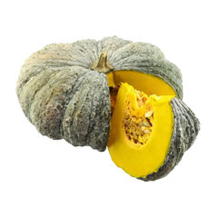 Kjøp Thai Big Pumpkin Delt (ฟักทองสดชิ้น), per kg på nett - Fodda.no Asiatiske nettbutikk