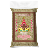 Kjøp Thai Brown Rice - Royal Thai, 1kg på nett - Fodda.no Asiatiske nettbutikk